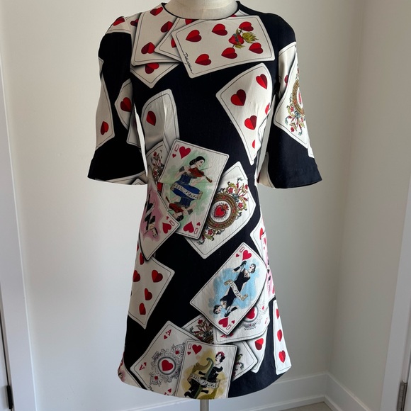 Dolce & Gabbana Dresses & Skirts - Dolce & Gabbana Playing Cards Dress - Queen of Hearts print Mini